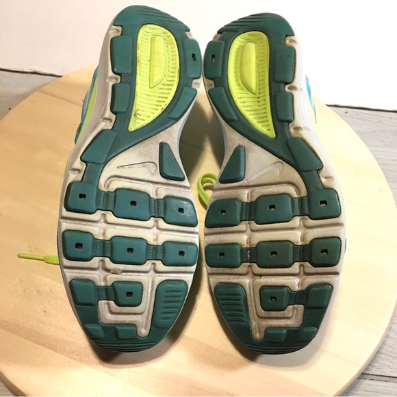 Nike Womens Dual Fusion Lite Running Shoes Turquoise 599560-403 Lace Up Mesh 8.5 - Picture 8 of 8